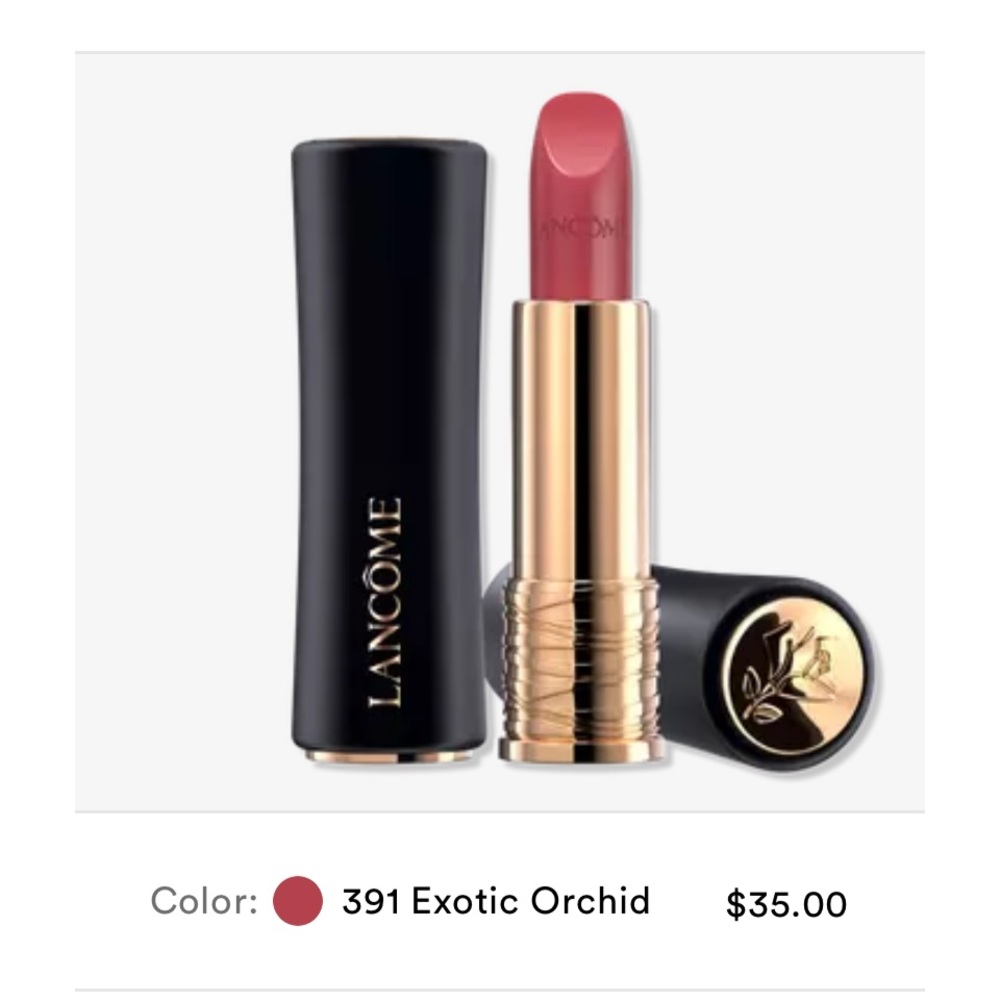 Lancôme Paris lipstick L’ABSOLU ROUGE color Exotic Orchid #391 New